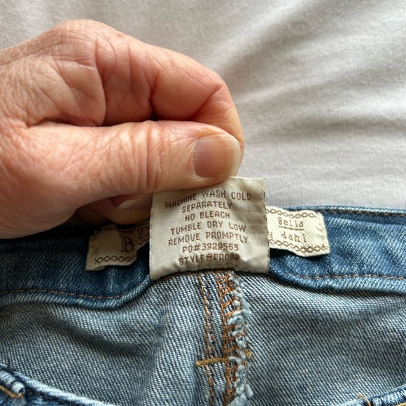 BD by Bella Dahl Blue Western Boot Cut Jeans with Embroidered Boho Size 26 - Picture 8 of 16